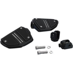 PartzBiz HD DS16202060 - EPC Great Price. Free Shipping. Ciro 61427 Twin Rail Footpeg Black Driver Footrest Harley Softail 18-Up