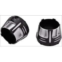 PartzBiz HD DS18020313 - Ciro Black Billet Diffuser Muffler Tips Ciro Megaphone / Straight Slip Ons (Pr) | 31210 PartzBiz HD DS18020313 - Ciro Black Billet Diffuser Muffler Tips Ciro Megaphone / Straight Slip Ons (Pr) | 31210