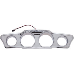 PartzBiz HD DS22020217 - Ciro Chrome Fairing ไฟ LED Dash Accent สำหรับ Harley FLH/T Inner Fairing 14-16 | 42200
