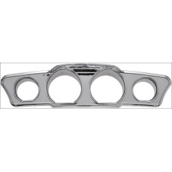PartzBiz HD DS22020218 - Ciro Chrome Unlit Dash Gauge Accents สำหรับรุ่น Harley Batwing 14-16 | 42205