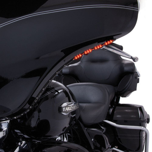 PartzBiz HD: 4420948-Ciro LED Accent Turn Signals Bat Blades for Harley Batwing Fairing 14-16 | 45102