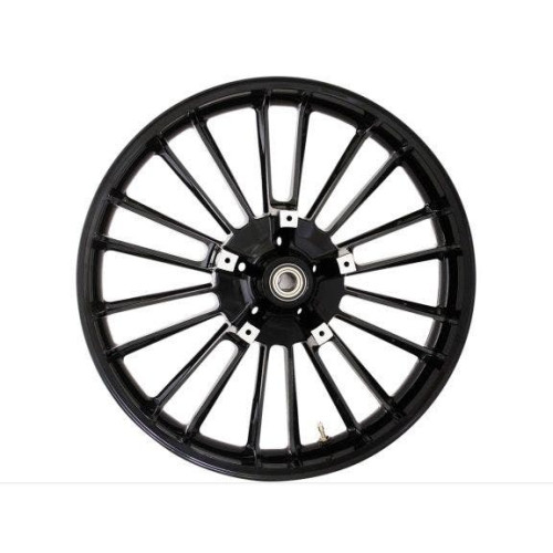PartzBiz HD: 4420893-Coastal Moto Talon Style Solid Black Atlantic 21" Wheel Rim PartzBiz HD: 4420893-Coastal Moto Talon Style Solid Black Atlantic 21" Wheel Rim