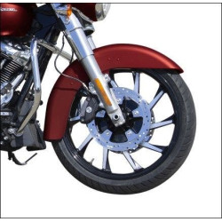 PartzBiz HD DS02012328 - Coastal Moto Black Cut Hurricane 3D 21" Front Cast Wheel Only Harley 08-18 ABS PartzBiz HD DS02012328 - Coastal Moto Black Cut Hurricane 3D 21" Front Cast Wheel Only Harley 08-18 ABS