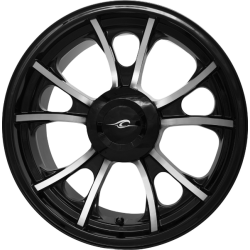 PartzBiz HD DS02022211 - Coastal Moto Black Cut Largo Precision Cast 3D Rear 18" Wheel for Harley Trike | 3D-LAR187BC-TRK PartzBiz HD DS02022211 - Coastal Moto Black Cut Largo Precision Cast 3D Rear 18" Wheel for Harley Trike | 3D-LAR187BC-TRK