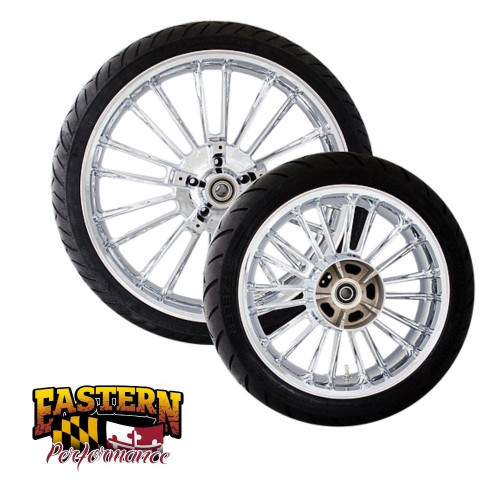 PartzBiz HD: 4420841-Coastal Moto Chrome Atlantic 21" Front 18" Rear Wheel & Tire 09-18 Harley Davidson Touring Bagger Dresser 0201-2223 & 0202-2112 310488 & 310479 3D-ATL213CH-ABS & 3D-ATL185CH-ABS PartzBiz HD: 4420841-Coastal Moto Chrome Atlantic 21" Front 18" Rear Wheel & Tire 09-18 Harley Davidson Touring Bagger Dresser 0201-2223 & 0202-2112 310488 & 310479 3D-ATL213CH-ABS & 3D-ATL185CH-ABS