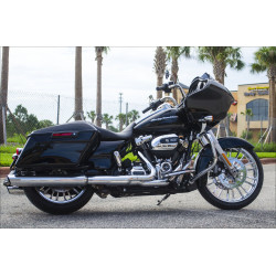 PartzBiz HD DS02022111 - Coastal Moto Chrome Atlantic 3D 18" Rear Cast Wheel Only Harley 09-17 Non ABS | 3D-ATL185CH