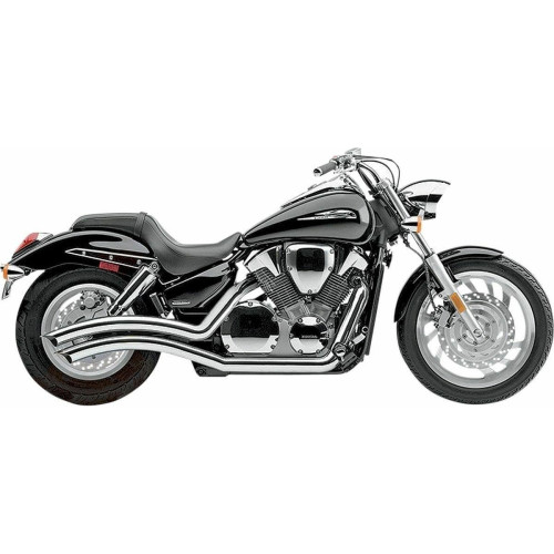 PartzBiz HD: 4420795-Cobra 1230 Chrome Speedster Swept Exhaust Header Pipes 04-09 Honda VTX1300C shadow ฟูลซิสเต็ม PartzBiz HD: 4420795-Cobra 1230 Chrome Speedster Swept Exhaust Header Pipes 04-09 Honda VTX1300C shadow ฟูลซิสเต็ม