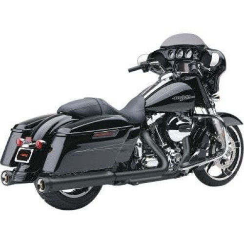 PartzBiz HD: 4420720-Cobra 6109RB Black Neighbor Hater 4" Slip On Mufflers Harley Touring 17-Up M8 1801-1050 632337