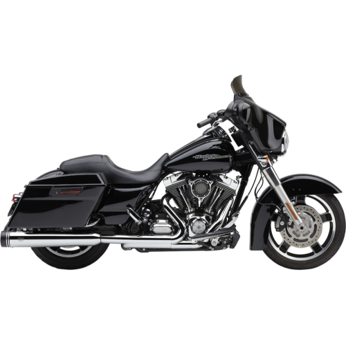 PartzBiz HD: 4420693-Cobra 6290 Chrome Gen2 Neighbor Haters 4.5" Round Slip On Mufflers Harley 95-16  | 6290