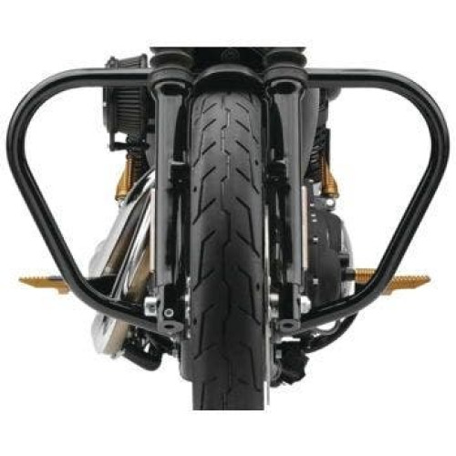 PartzBiz HD: 4420651-Cobra Black V-Bend Freeway Bars Engine Guard Harley Sportster XL14-Up