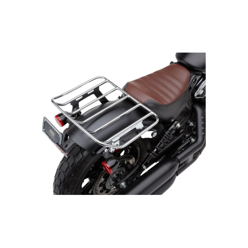 PartzBiz HD: 4420665-Cobra Chrome Big Ass Detachable Wide Luggage Rack for Indian Scout Bobber 18-22 | 502-2605 PartzBiz HD: 4420665-Cobra Chrome Big Ass Detachable Wide Luggage Rack for Indian Scout Bobber 18-22 | 502-2605