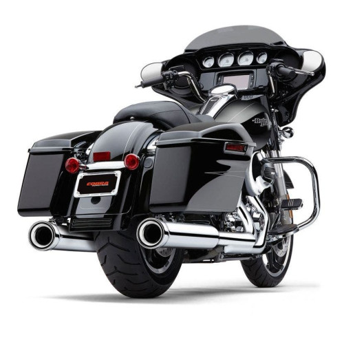 PartzBiz HD: 4420633-Cobra Chrome Neighbor Hater NH Series 4.5" Slip On Mufflers Mufflers Harley FLH | 6107 PartzBiz HD: 4420633-Cobra Chrome Neighbor Hater NH Series 4.5" Slip On Mufflers Mufflers Harley FLH | 6107