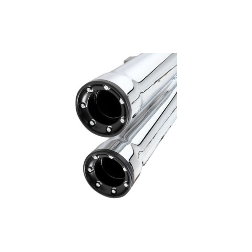 PartzBiz HD: 4420644-Cobra Chrome RPT 3" Slip-On Mufflers Racepro Tips 6080 Harley Sportster XL 07-13 PartzBiz HD: 4420644-Cobra Chrome RPT 3" Slip-On Mufflers Racepro Tips 6080 Harley Sportster XL 07-13