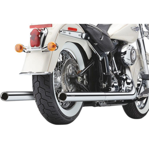 PartzBiz HD: 4420590-ท่อไอเสีย Cobra Softail Dual Chrome พร้อมปลาย Billet Harley Softail FX /FLST 07-11 | 6985 PartzBiz HD: 4420590-ท่อไอเสีย Cobra Softail Dual Chrome พร้อมปลาย Billet Harley Softail FX /FLST 07-11 | 6985