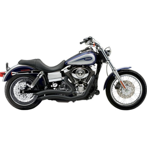 PartzBiz HD: 4420595-Cobra Speedster Short Swept Black PowerPort 2:2 Exhaust Harley Dyna 06-11 | 6227B PartzBiz HD: 4420595-Cobra Speedster Short Swept Black PowerPort 2:2 Exhaust Harley Dyna 06-11 | 6227B
