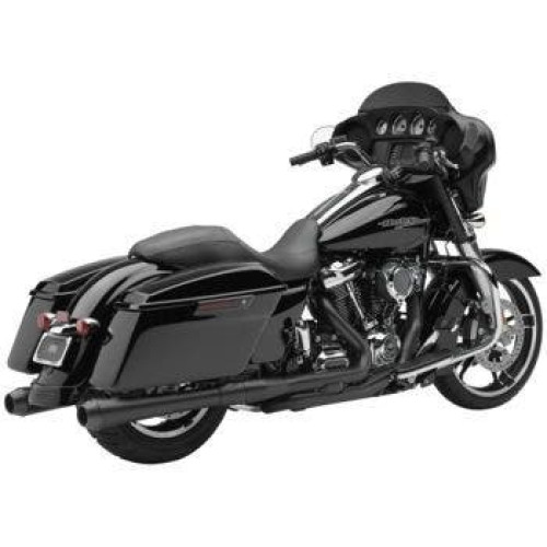 PartzBiz HD: 4420581-Cobra USA 6208RBb Black El Diablo 4" Slip-On Mufflers 17-Up Harley FLH FLT 1801-1219 18011219 631287