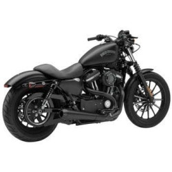PartzBiz HD CBU-6473B - Cobra USA 6473B สีดำ 4 ” El Diablo 2-Into-1 ท่อไอเสีย 14-Up Harley Sportster XL 1800-2163 1800-2163 631271