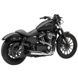 PartzBiz HD CBU-6492 - Cobra USA 6492 Chrome 3.5 ” El Diablo 2-Into-1 Exhaust 07-13 Harley Sportster XL 1800-2217 18002217 631299