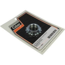 PartzBiz HD DS04100324 - Colony 3053-1 Zinc Upper Fork Bearing Adjustment Nut 06-17 Harley Dyna 48307-06