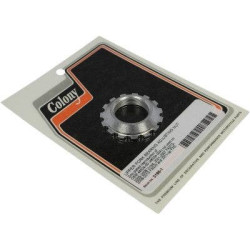 PartzBiz HD DS04100325 - Colony 3186-1 Zinc Upper Fork Bearing Adjustment Nut 06-17 Harley Dyna 48324-00