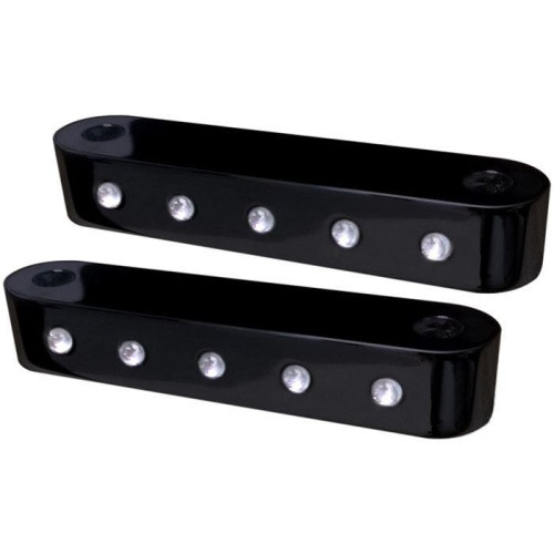 PartzBiz HD: 4420339-Covingtons Black Dimpled Front Fender Spacers Harley Touring FLH/T 14-17 | C1103-B