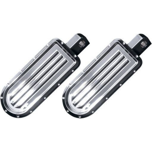 PartzBiz HD: 4420349-Covingtons Customs Chrome Dimpled Billet Footpegs Foot Peg Harley Male Mount PR | C1243-C