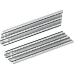 PartzBiz HD DS35010429 - Covingtons Chrome Finned Police Saddlebag Latch ลบแผ่นครอบคลุม Harley 93-08 | C1006-ซี PartzBiz HD DS35010429 - Covingtons Chrome Finned Police Saddlebag Latch ลบแผ่นครอบคลุม Harley 93-08 | C1006-ซี