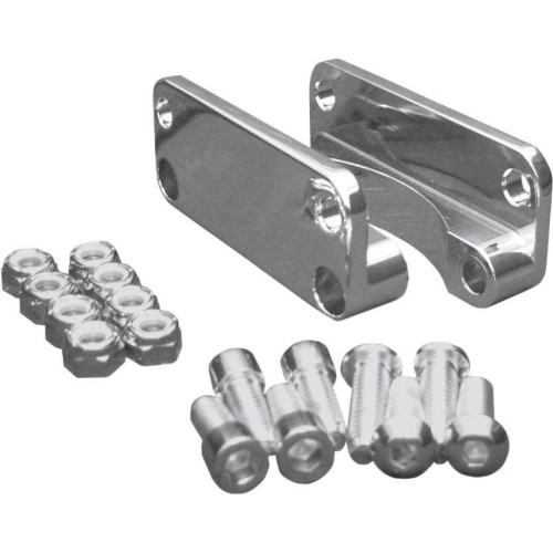 PartzBiz HD: 4420352-Covingtons Chrome Front Fender Brackets Adapters for 21" Wheel 03-13 Harley CVO | C1310-C PartzBiz HD: 4420352-Covingtons Chrome Front Fender Brackets Adapters for 21" Wheel 03-13 Harley CVO | C1310-C