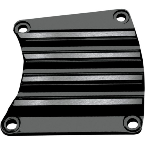 PartzBiz HD: 4420331-Covingtons Customs Black Finned Primary Inspection Cover Harley FLH/T 85-06 | C1195-B