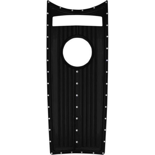 PartzBiz HD: 4420305-Covingtons Customs Dimpled Black Dash Insert Cover Harley Road King FLHR 08-17 | C1235-B PartzBiz HD: 4420305-Covingtons Customs Dimpled Black Dash Insert Cover Harley Road King FLHR 08-17 | C1235-B