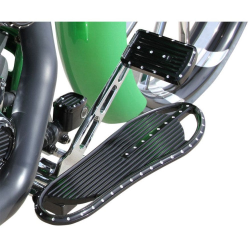 PartzBiz HD: 4420308-Covingtons Dimpled Black Cut Driver Floorboards Harley FLHT & FL Softail 84-17 | C1334-B PartzBiz HD: 4420308-Covingtons Dimpled Black Cut Driver Floorboards Harley FLHT & FL Softail 84-17 | C1334-B