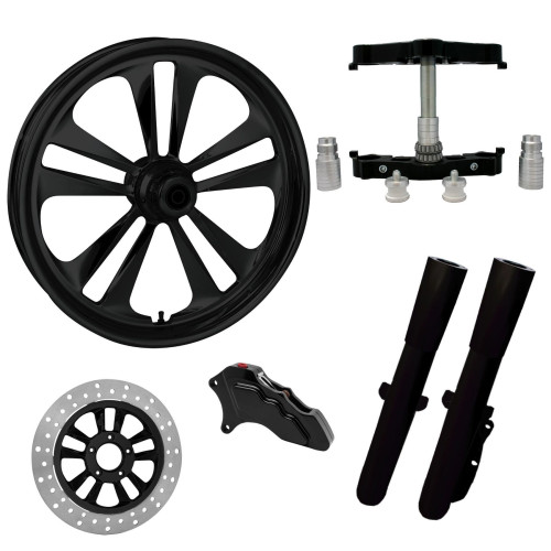 PartzBiz HD: 4420273-Crank Black 23" Wheel Tire Single Side w/ Raked Triple Trees Lowers & Sliders | CRANK-SNGL-BLK-KIT-23PCKG PartzBiz HD: 4420273-Crank Black 23" Wheel Tire Single Side w/ Raked Triple Trees Lowers & Sliders | CRANK-SNGL-BLK-KIT-23PCKG