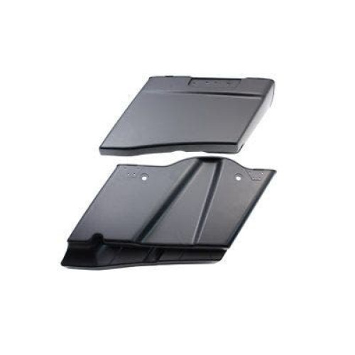 PartzBiz HD: 4420241-Custom 3" Stretched ABS Extended Saddlebags CVO Style Bag Raw Harley 93-13 | 49-2667 PartzBiz HD: 4420241-Custom 3" Stretched ABS Extended Saddlebags CVO Style Bag Raw Harley 93-13 | 49-2667