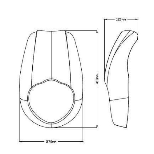PartzBiz HD: 4420244-Custom Acces Anarchy Semi-Fairing Black Kawasaki Vulcan S 15-Up PartzBiz HD: 4420244-Custom Acces Anarchy Semi-Fairing Black Kawasaki Vulcan S 15-Up
