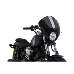 PartzBiz HD TR304793 - Custom Acces Dark Night Semi Fairing Dark Smoke Yamaha Bolt XVS950 13-Up CUP0013F