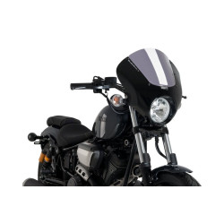 PartzBiz HD TR304794 - Custom Acces Dark Night Semi Fairing Smoke Yamaha Bolt XVS950 13-Up CUP0013H