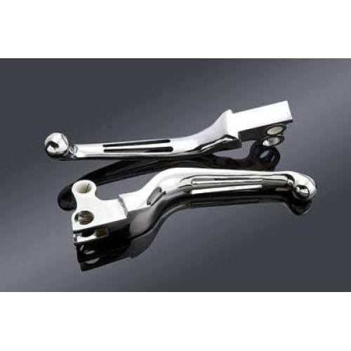 PartzBiz HD: 4420200-Custom Chrome 2 Slot Chrome Levers for Harley Davidson Models 1996-2006 (ex 04-up XL & 08-13 Touring) | PartzBiz HD: 4420200-Custom Chrome 2 Slot Chrome Levers for Harley Davidson Models 1996-2006 (ex 04-up XL & 08-13 Touring) |