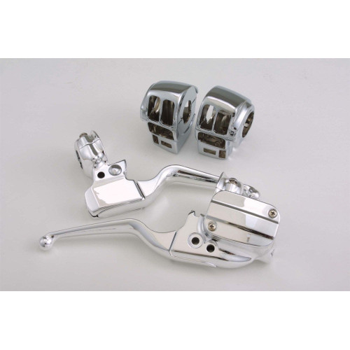 PartzBiz HD: 4420184-การควบคุม Chrome H/Bar แบบกำหนดเองสำหรับ Harley Touring พร้อมวิทยุ | 627701 PartzBiz HD: 4420184-การควบคุม Chrome H/Bar แบบกำหนดเองสำหรับ Harley Touring พร้อมวิทยุ | 627701