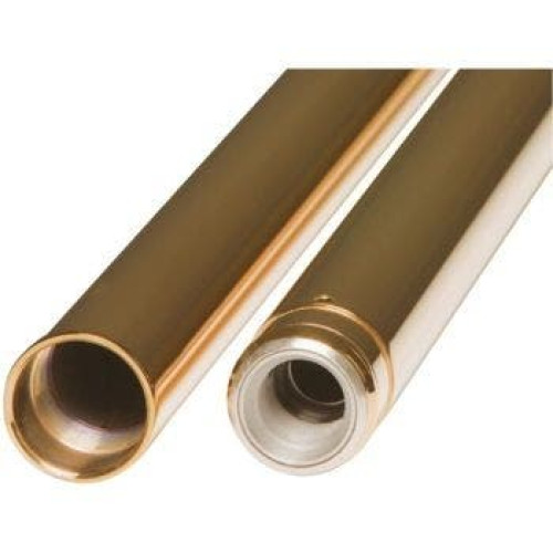 PartzBiz HD: 4420101-Custom Cycle 710041 Gold Fork Tubes 49mm 26.5 Harley Sportster XL16-21