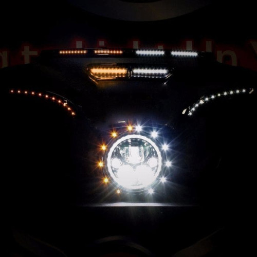 PartzBiz HD: -Custom Dynamics LED Dynamic Forward Facing White & Amber Turn Signals 14-20 