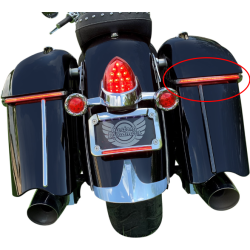 PartzBiz HD CD-IND-SPRING-R - Custom Dynamics Low Profile Saddlebag Lights เลนส์สีแดง Chrome Trim Indian 15-Up PartzBiz HD CD-IND-SPRING-R - Custom Dynamics Low Profile Saddlebag Lights เลนส์สีแดง Chrome Trim Indian 15-Up