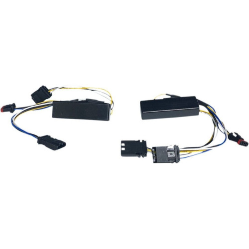 PartzBiz HD: -Custom Dynamics Micro Bullet Amber/White Wiring Adapter Plug n Play Softail '18+ Harley