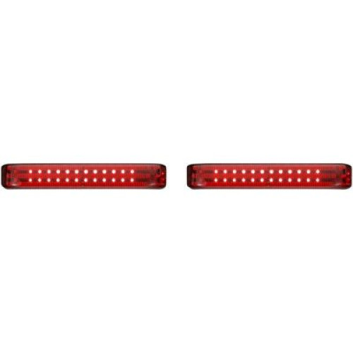 PartzBiz HD: -Custom Dynamics ProBeam Red LED Sequential Low-Profile BAGZ Lights Harley 14-Up turn signals touring bagger dresser LED