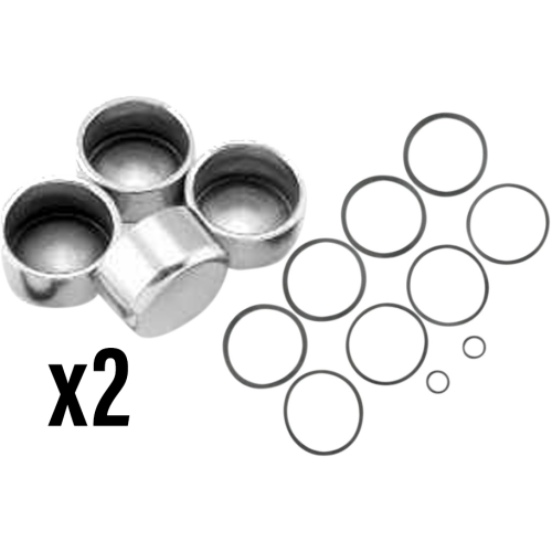 PartzBiz HD: 4419247-Cycle Craft 8-Piston Caliper Piston Seal Rebuild Kit Rep OE 4431300 Harley 00-07 PartzBiz HD: 4419247-Cycle Craft 8-Piston Caliper Piston Seal Rebuild Kit Rep OE 4431300 Harley 00-07