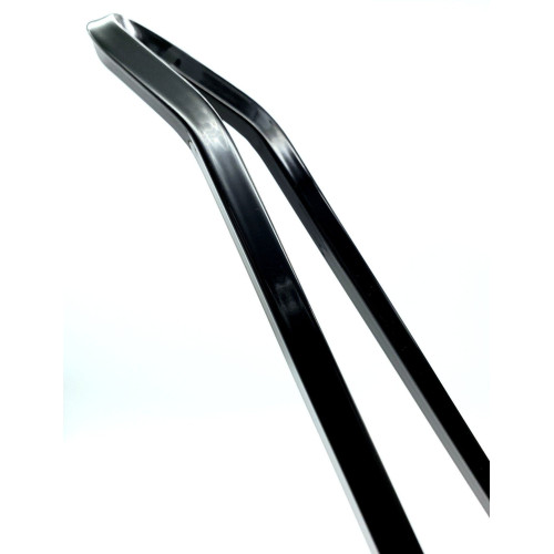PartzBiz HD: 4419122-Cycle Visions 18" Black Squaretude Styled Sissy Bar Sticks Fat 11" Side Plate