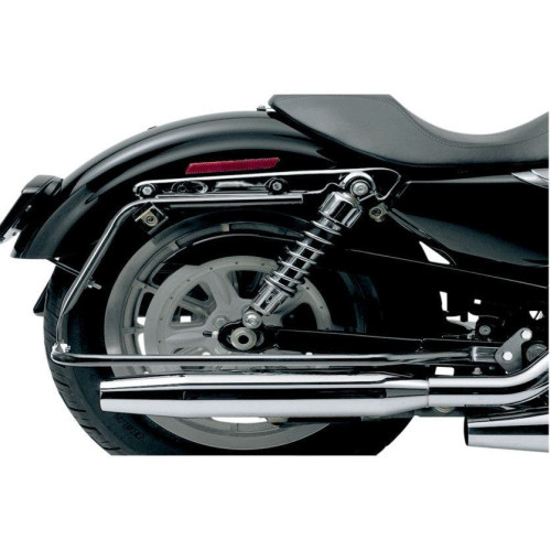 PartzBiz HD: 4419096-Cycle Visions Bagster Saddlebag Mount for Harley Sportster XL Models Black Mounts PartzBiz HD: 4419096-Cycle Visions Bagster Saddlebag Mount for Harley Sportster XL Models Black Mounts