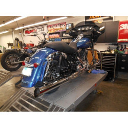 PartzBiz HD DD556Z-32L - D&D Chrome Boss Fat Cat 2-1 Exhaust Slant Cut Harley Touring 09-16 Perforated Baffle - 556Z-32L PartzBiz HD DD556Z-32L - D&D Chrome Boss Fat Cat 2-1 Exhaust Slant Cut Harley Touring 09-16 Perforated Baffle - 556Z-32L