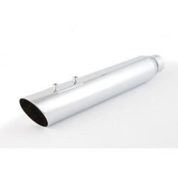PartzBiz HD DD502N-32LBQ - D&D Chrome Fat Cat 2:1 Full Exhaust System w/ Slant Tip Harley Touring 07-08 PartzBiz HD DD502N-32LBQ - D&D Chrome Fat Cat 2:1 Full Exhaust System w/ Slant Tip Harley Touring 07-08