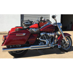 PartzBiz HD DD650Z-32T - D&D Chrome M8 Billet Cat 2:1 2 Into 1 Exhaust for Harley Touring 2017 FLH/T PartzBiz HD DD650Z-32T - D&D Chrome M8 Billet Cat 2:1 2 Into 1 Exhaust for Harley Touring 2017 FLH/T