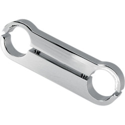PartzBiz HD TR498610 - Dakota Digital BKT-5007 Chrome Speedometer Gauge Mount for 1.25" Risers  | BKT-5007